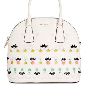Kate Spade Sylvia Dome Leather Satchel